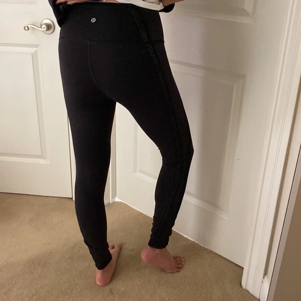 Lululemon black leggings - like new!